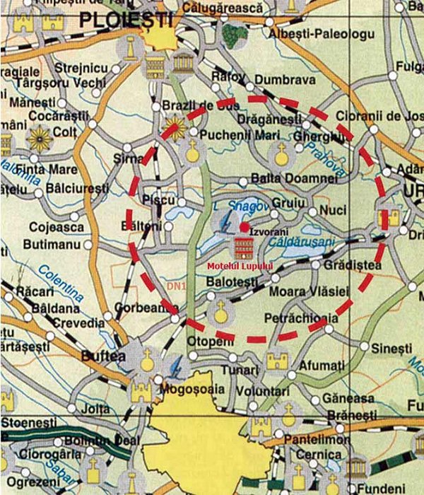 Harta Complex Motelul LupuluiSnagov